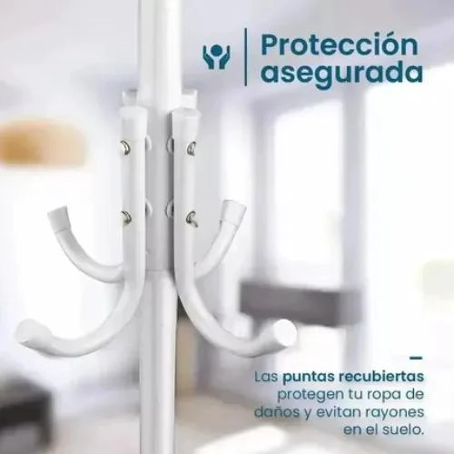 COLGADOR PERCHERO TRIPO DE METAL PARA ROPA Y ACCESORIOS - 4