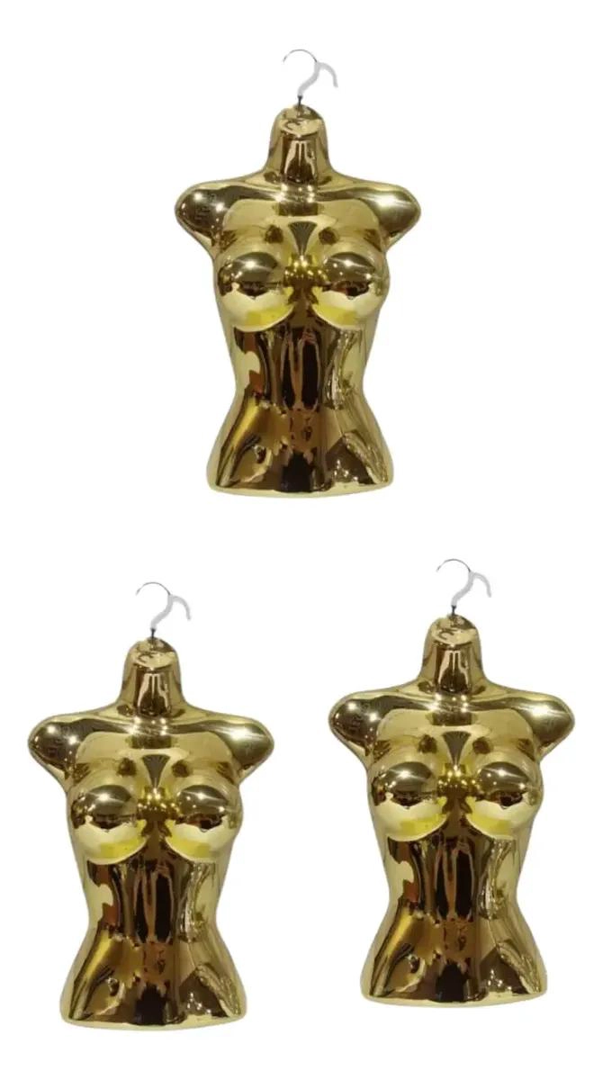 GANCHO COLGADOR DORADO PARA POLERAS DAMA - 2