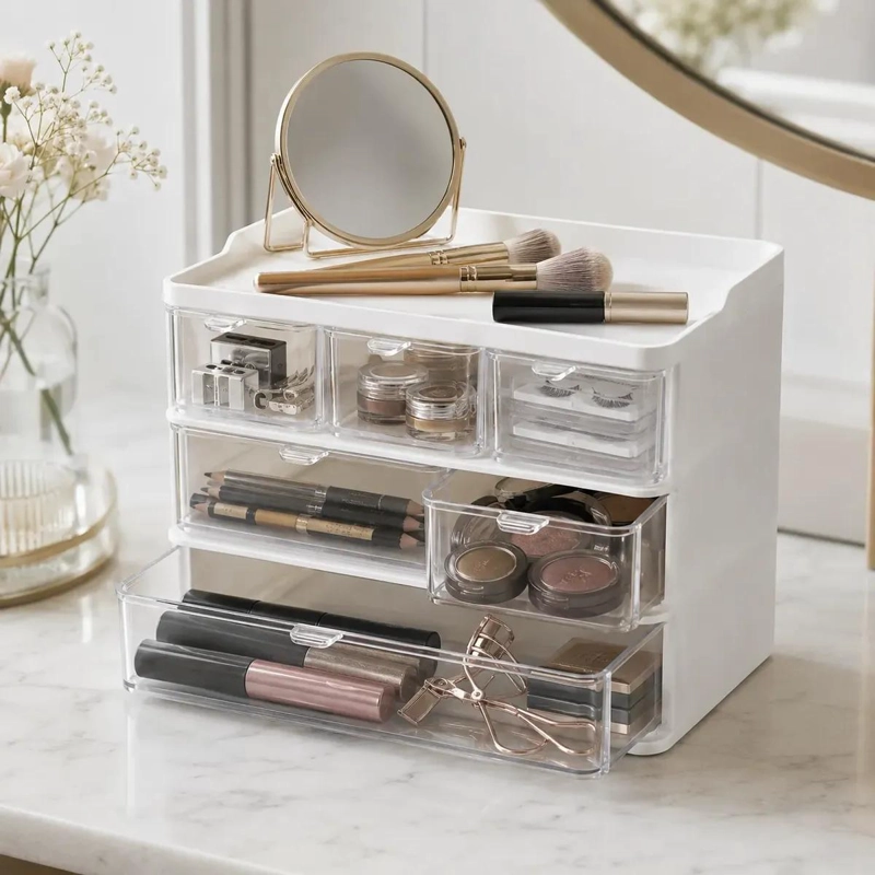 ORGANIZADOR COMPACTO 3X3 PARA COSME TICOS Y ACCESORIOS - 5