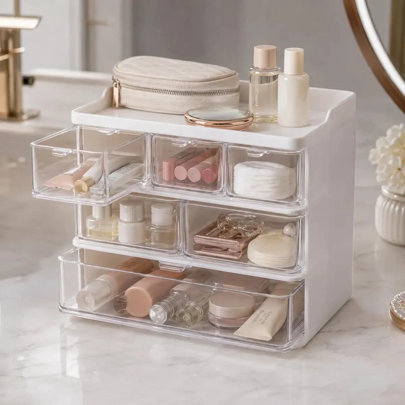 ORGANIZADOR COMPACTO 3X3 PARA COSME TICOS Y ACCESORIOS - 7