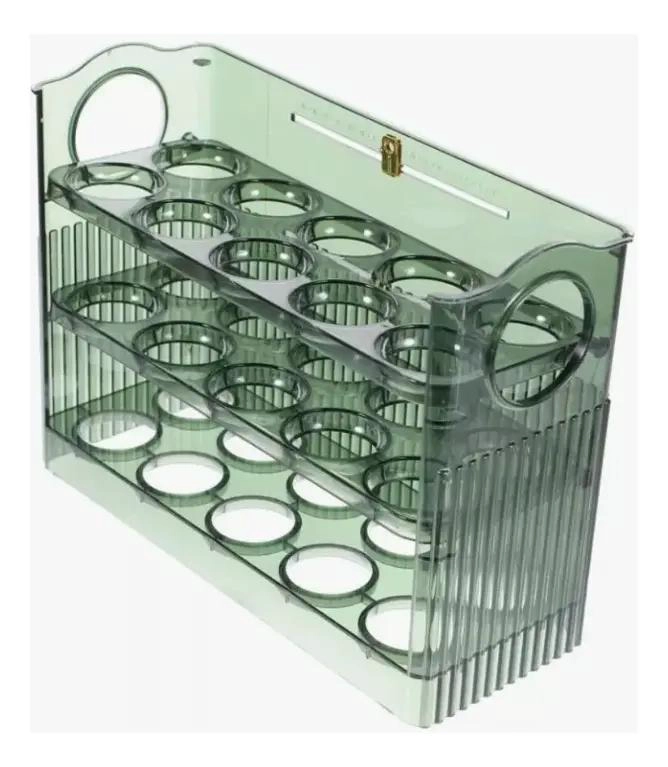 ORGANIZADOR DE HUEVOS PARA REFRIGERADOR CON CAPACIDAD PARA 30 - 5