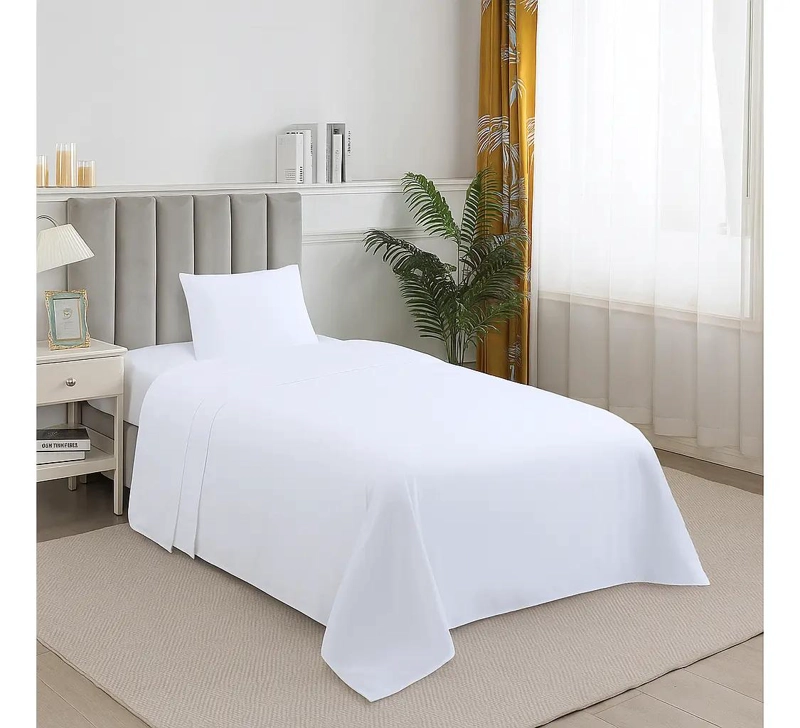 SABANAS DE 1,5 PLAZAS 144 HILOS EN VARIOS COLORES LISOS - 1