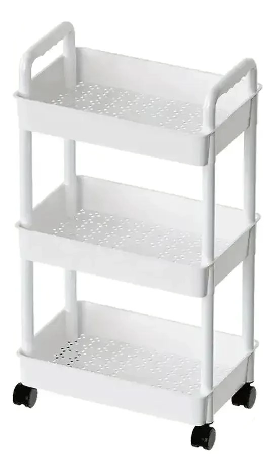 CARRITO ORGANIZADOR MULTIUSOS CON RUEDAS Y 3 NIVELES - 1
