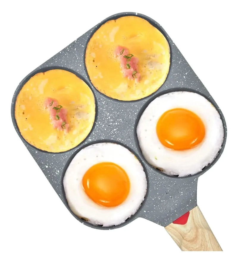 SARTE N ANTIADHERENTE CON CUATRO COMPARTIMENTOS PARA TORTILLAS Y HUEVOS - 1