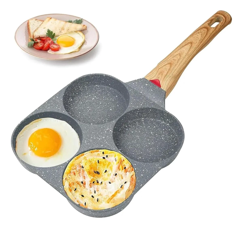 SARTE N ANTIADHERENTE CON CUATRO COMPARTIMENTOS PARA TORTILLAS Y HUEVOS - 9