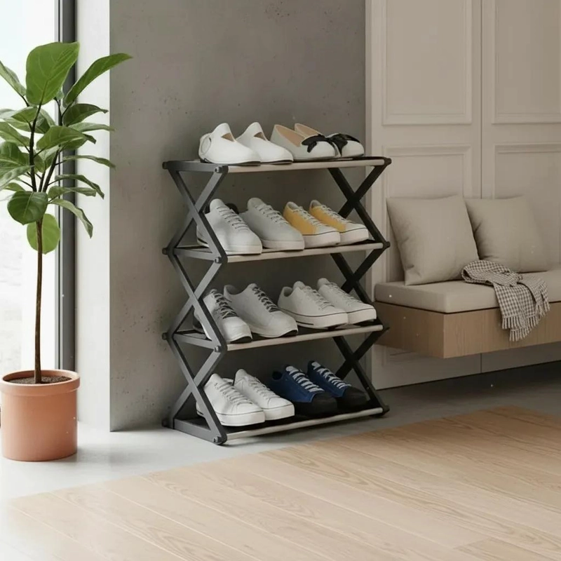 ZAPATERO ARMABLE DE 4 NIVELES PARA ORGANIZAR CALZADO - 3