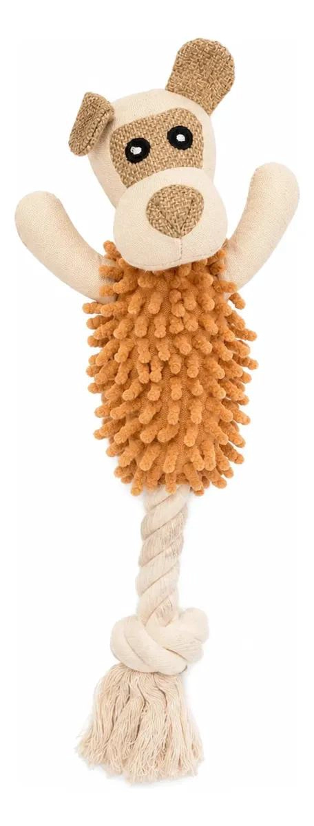 PELUCHE MORDEDOR PARA PERRO CON CUERDA Y SONIDO 39CM - 3