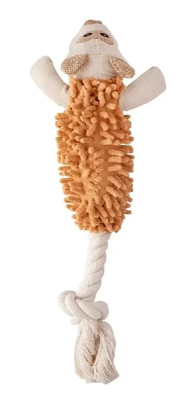PELUCHE MORDEDOR PARA PERRO CON CUERDA Y SONIDO 39CM - 4