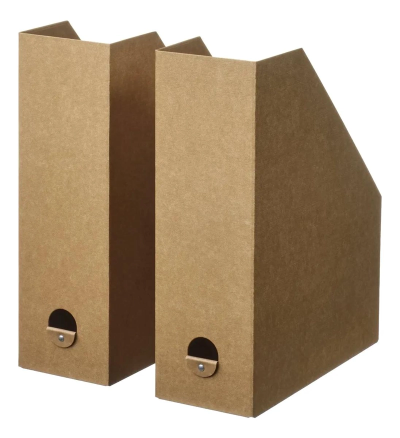 ARCHIVADOR DE CARTON RECICLADO PARA DOCUMENTOS Y REVISTAS - 1