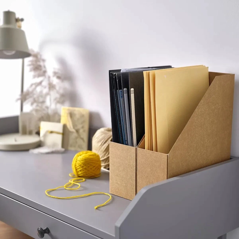 ARCHIVADOR DE CARTON RECICLADO PARA DOCUMENTOS Y REVISTAS - 5