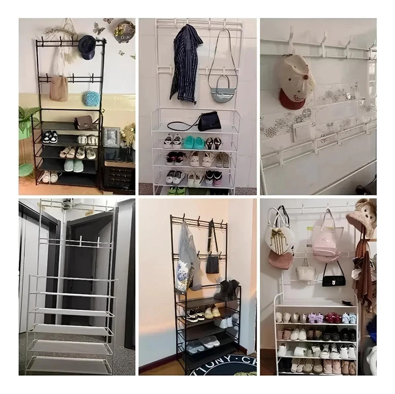 ORGANIZADOR COLGADOR DE ZAPATOS Y ROPA 4 NIVELES 60CM - 3