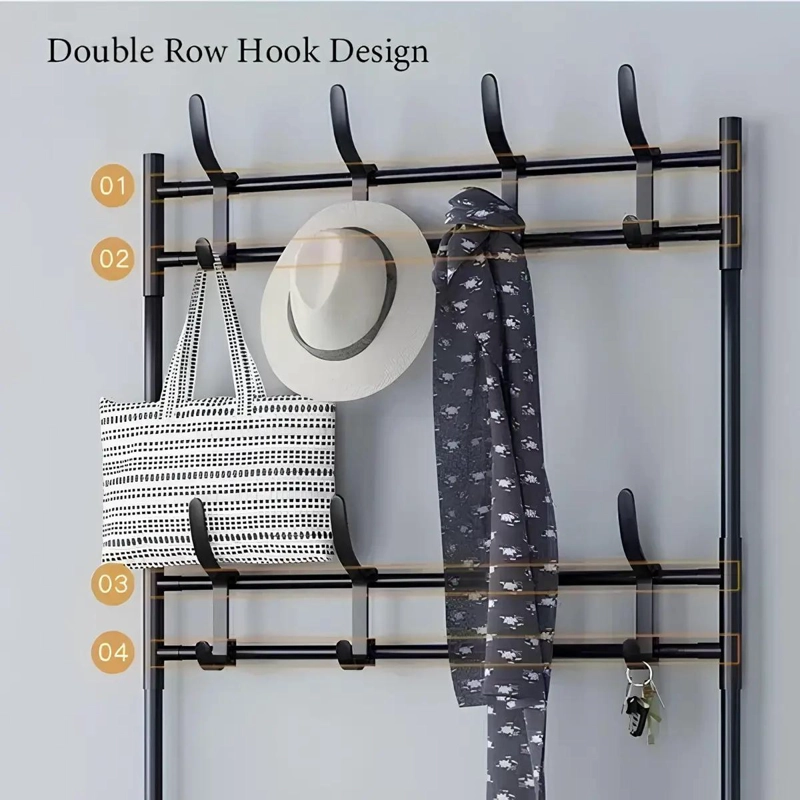 ORGANIZADOR COLGADOR DE ZAPATOS Y ROPA 4 NIVELES 60CM - 8