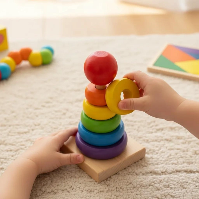 PACK DE JUEGOS DIDACTICOS DE MADERA PARA NIÑOS - 9