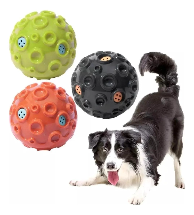 PELOTA INTERACTIVA PARA PERROS CON SONIDO DE 12CM - 2