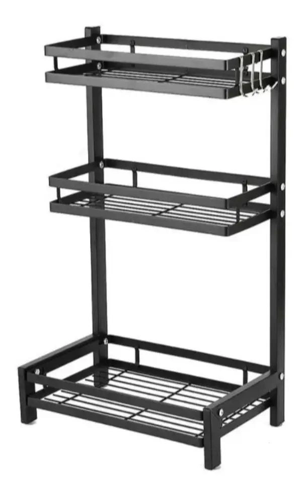 ESTANTE ORGANIZADOR DE COCINA 3 NIVELES EN ACERO INOXIDABLE - 1
