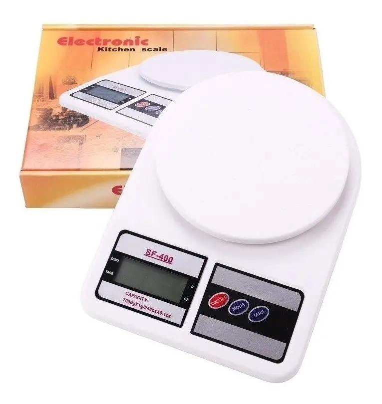 BASCULA DIGITAL PARA COCINA CON CAPACIDAD DE 7 KG Y PANTALLA LCD - 3