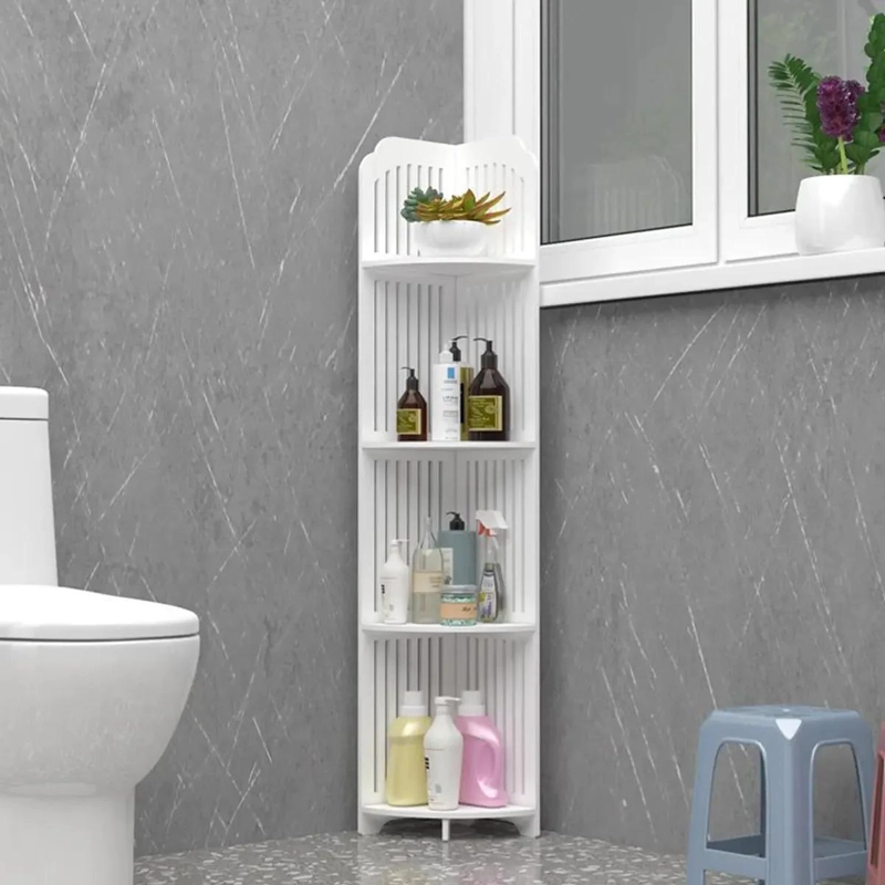 ESTANTE ORGANIZADOR DE BAÑO Y LAVANDERIA COLOR BLANCO - 1