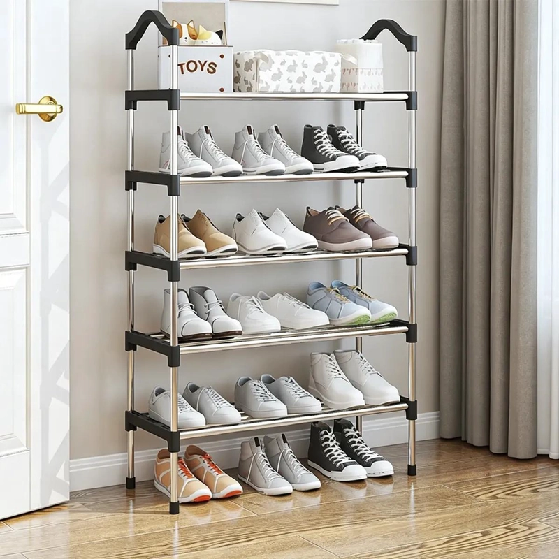 ZAPATERO ORGANIZADOR DE 5 PISOS PARA 15 PARES DE CALZADO - 6