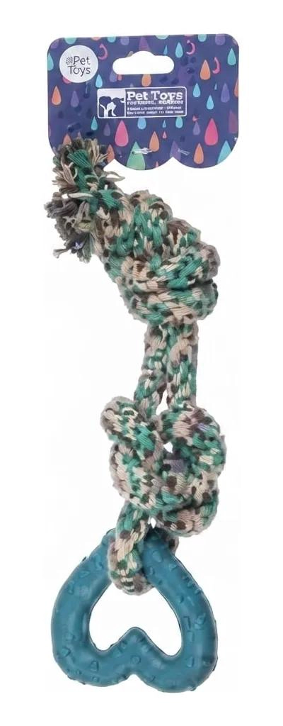 JUGUETE INTERACTIVO DE CUERDA PARA PERROS 24 CM - 4
