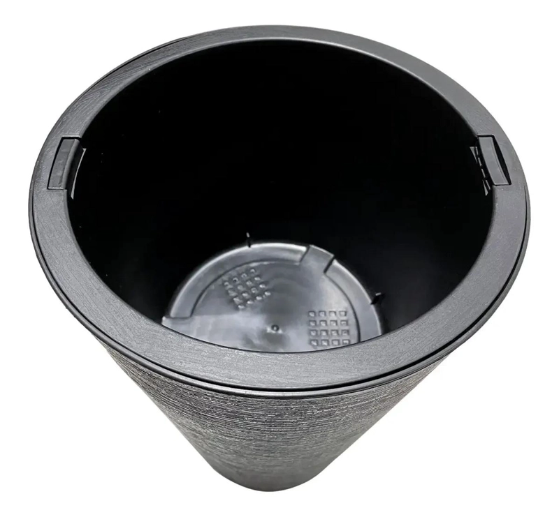 MACETERO CONICO DE PLASTICO PARA PLANTAS 38CM - 5