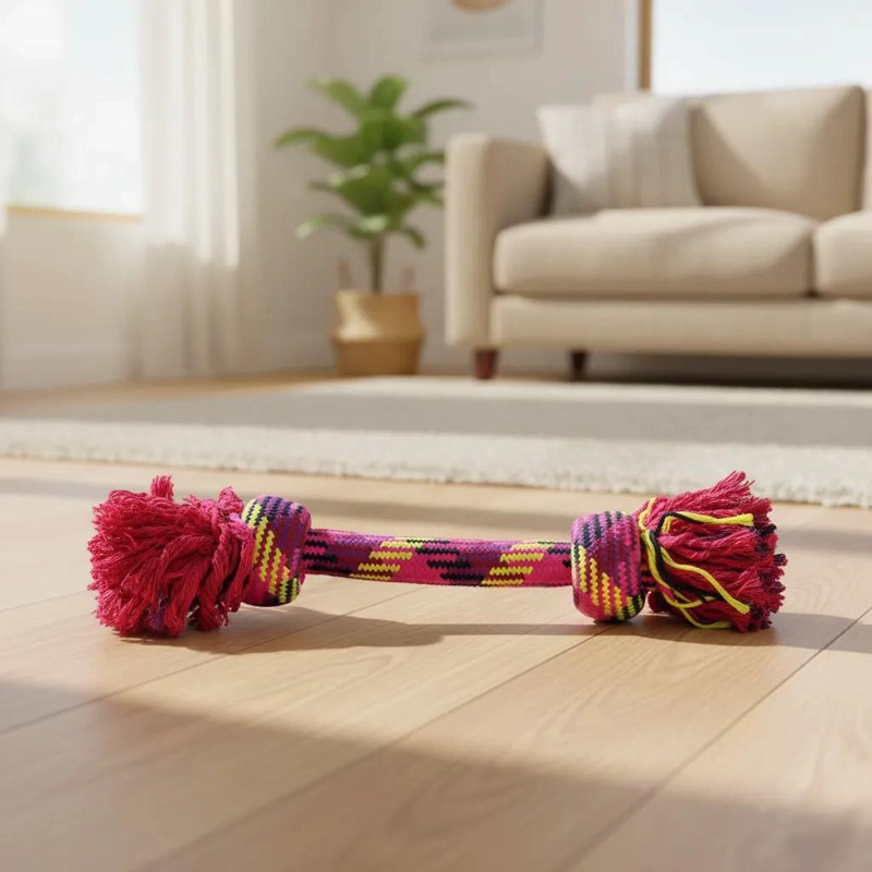 JUGUETE DE CUERDA RESISTENTE PARA PERROS GRANDES Y ACTIVOS - 4