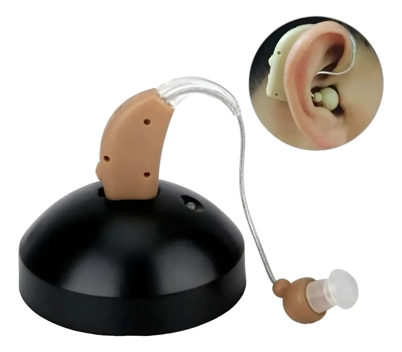 AUDIFONO RECARGABLE CON BASE USB PARA USO DIARIO - 1