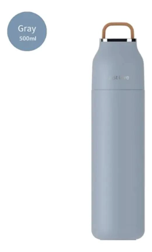 BOTELLA DE AGUA DE ACERO INOXIDABLE 500ML PARA EXTERIOR - 1