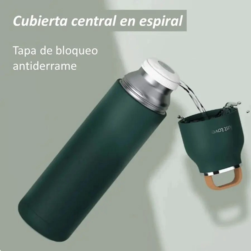 BOTELLA DE AGUA DE ACERO INOXIDABLE 500ML PARA EXTERIOR - 2