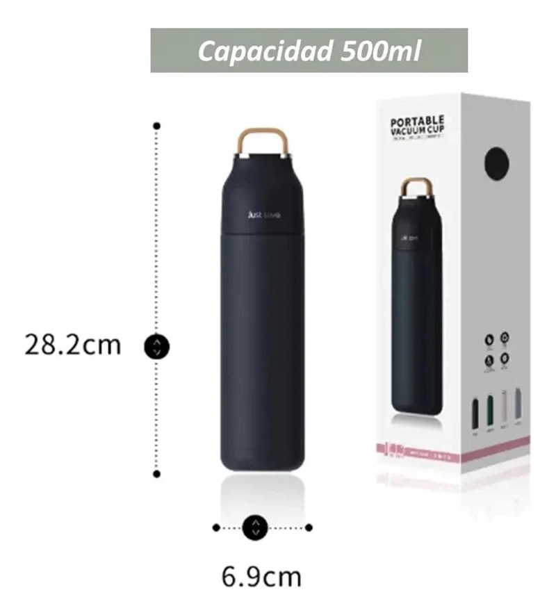 BOTELLA DE AGUA DE ACERO INOXIDABLE 500ML PARA EXTERIOR - 6