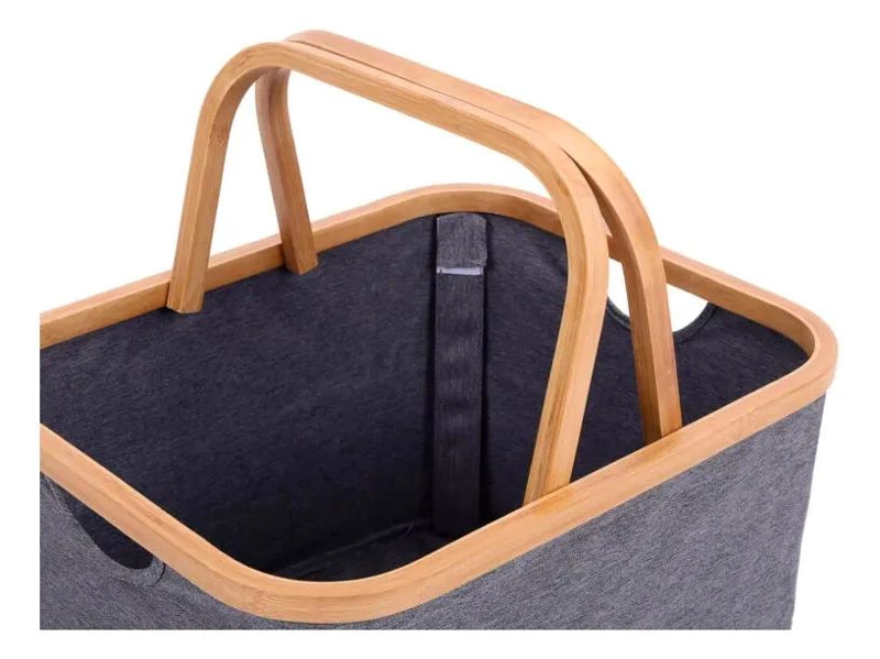 CESTO PLEGABLE ORGANIZADOR DE ROPA Y JUGUETES CON ASA - 5