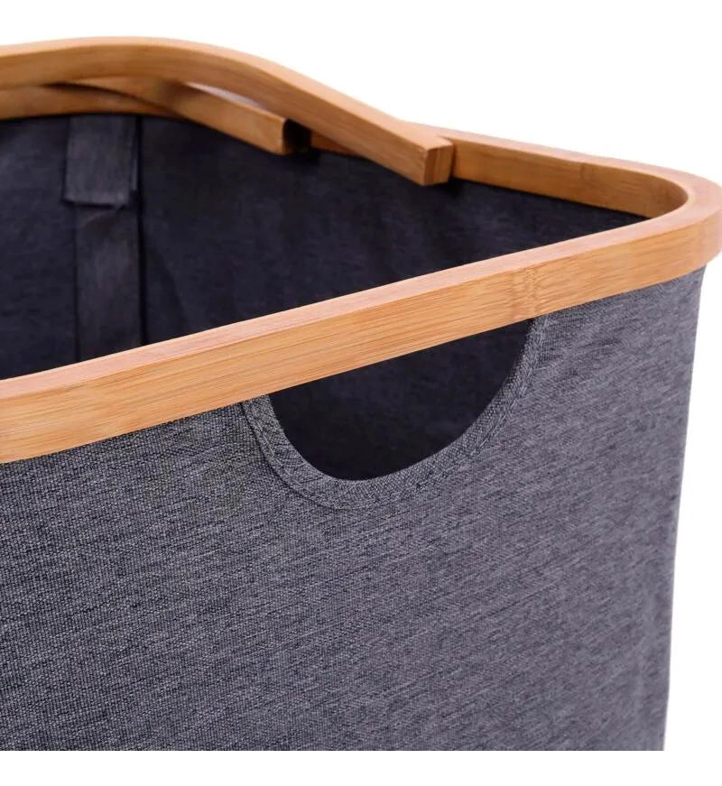 CESTO PLEGABLE ORGANIZADOR DE ROPA Y JUGUETES CON ASA - 6