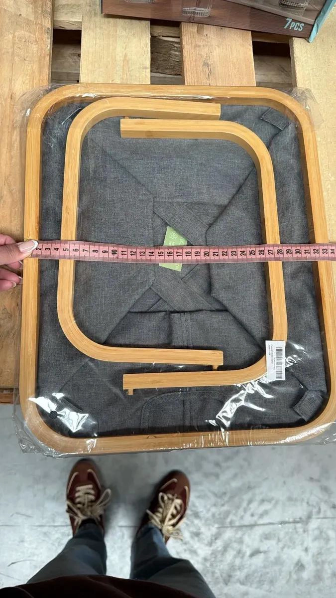 CESTO PLEGABLE ORGANIZADOR DE ROPA Y JUGUETES CON ASA - 8