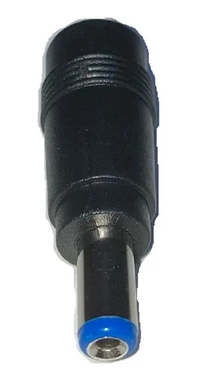 ADAPTADOR HEMBRA Y MACHO 5.5X2.1MM COLOR AZUL - 1