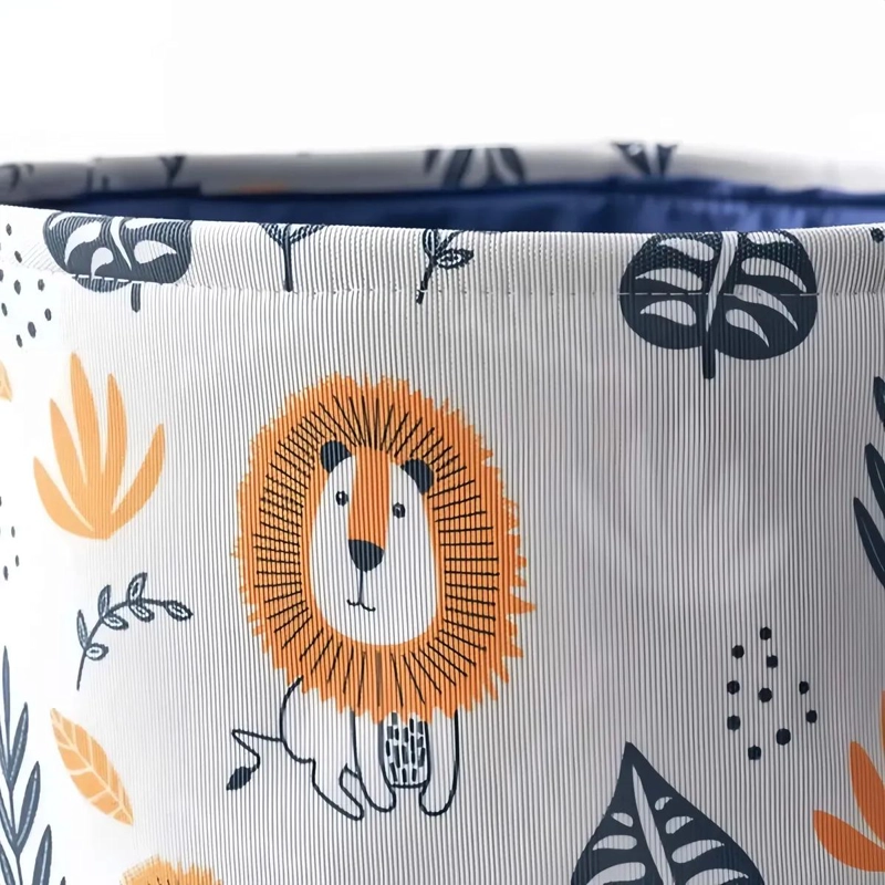 CANASTO PLEGABLE ORGANIZADOR INFANTIL PARA JUGUETES Y ROPA - 4