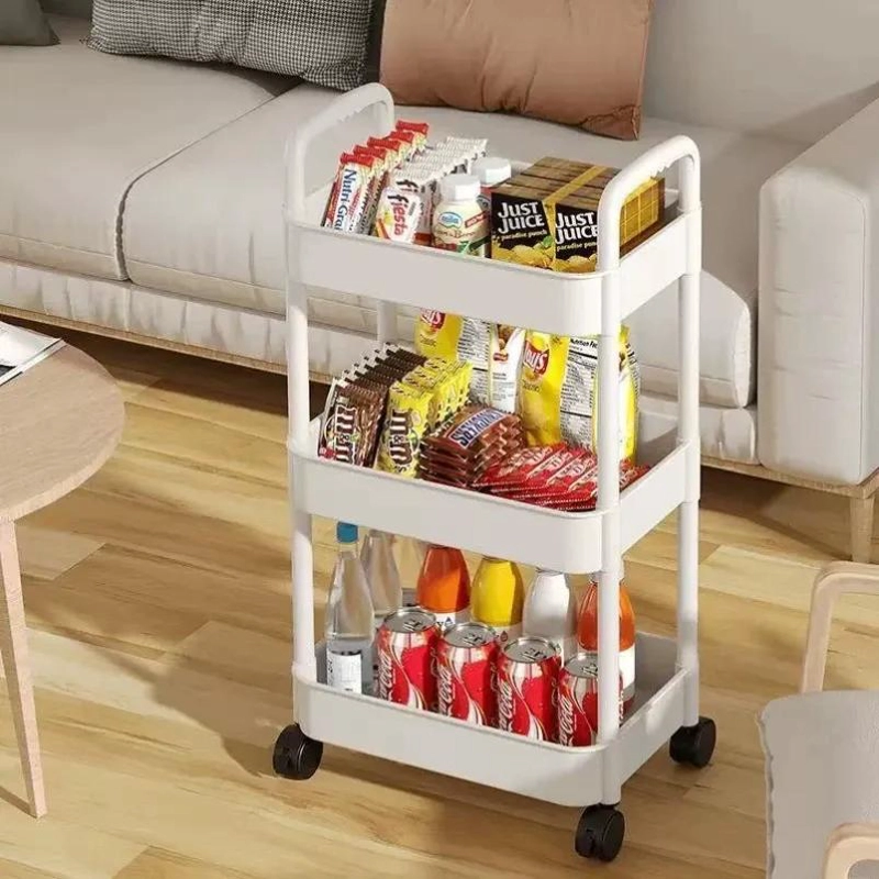 CARRO ORGANIZADOR DESLIZANTE DE COCINA 3 NIVELES CON RUEDAS - 2