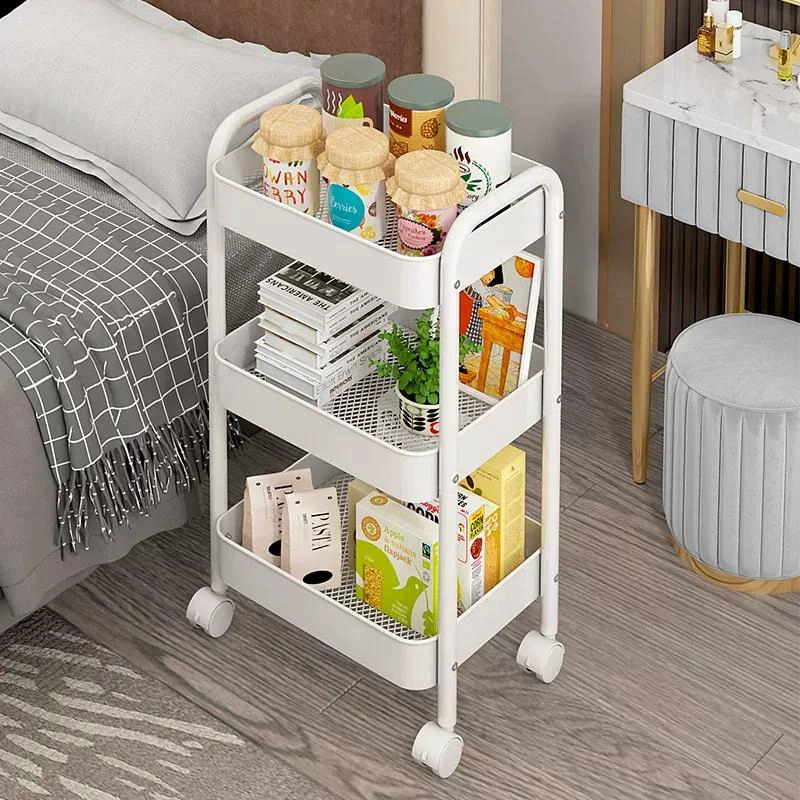 CARRO ORGANIZADOR DESLIZANTE DE COCINA 3 NIVELES CON RUEDAS - 4