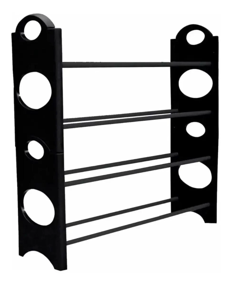 ORGANIZADOR DE ZAPATOS DE 4 PISOS PARA 12 PARES DE CALZADO - 1
