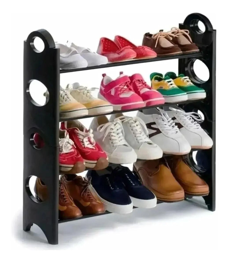 ORGANIZADOR DE ZAPATOS DE 4 PISOS PARA 12 PARES DE CALZADO - 3