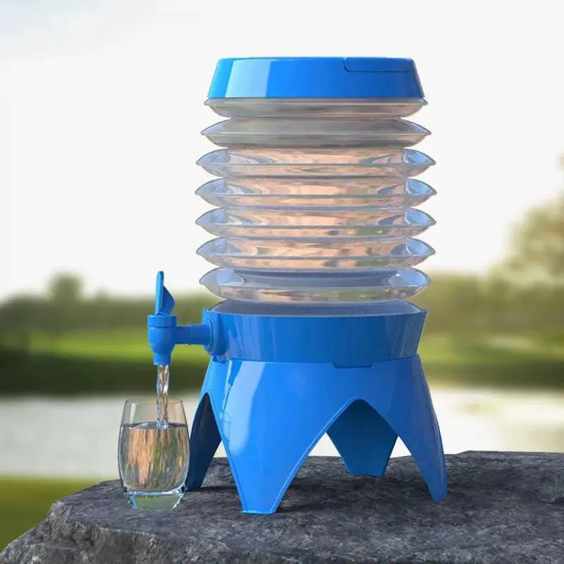 TANQUE DE AGUA PLEGABLE PARA ACAMPAR 3.5 LITROS - 3