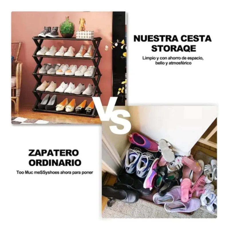 ORGANIZADOR DE CALZADO Y ROPA INTERIOR DE 5 NIVELES - 3