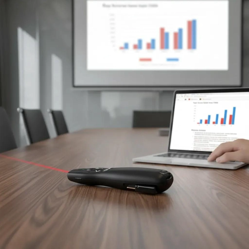 PRESENTADOR INALAMBRICO CON PUNTERO LASER Y CONTROL REMOTO - 2
