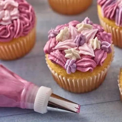 BOQUILLA PARA DECORACION DE PASTELES CON DISEÑO DE ONDAS Y FLORES ACERO INOX - 2