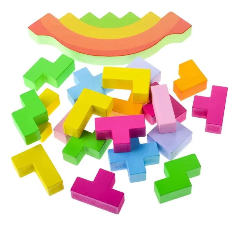 JUEGO DE EQUILIBRIO DIDACTICO DE MADERA PARA NIÑOS - 3