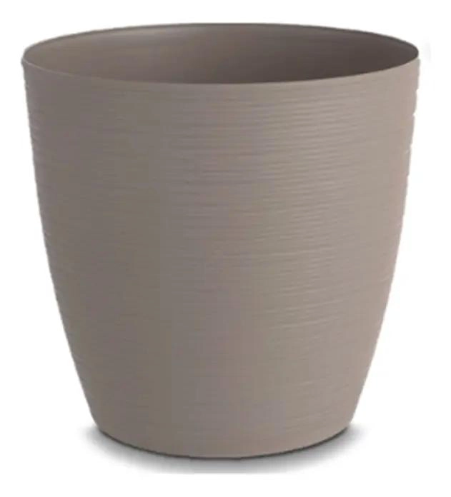 MACETA REDONDA ESTILO PIEDRA PARA JARDINERIA Y PLANTAS - 6