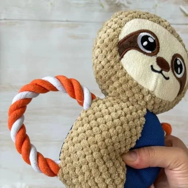 JUGUETE PELUCHE PEREZOSO INTERACTIVO PARA PERROS - 5