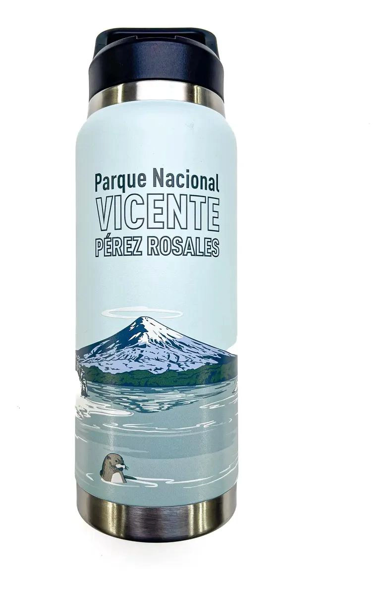 BOTELLA DE ACERO INOXIDABLE 750ML DOBLE PARED PARA BEBIDAS FRIAS Y CALIENTES - 1