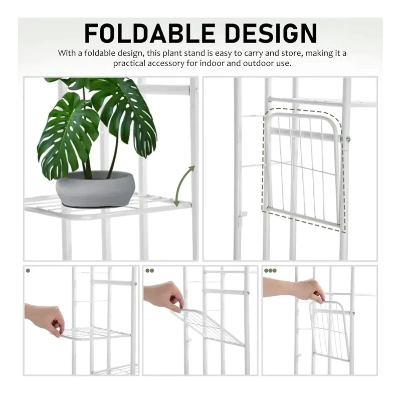 ORGANIZADOR VERTICAL PARA MACETAS IDEAL PARA JARDINES Y BALCONES - 4