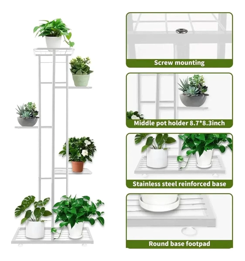 ORGANIZADOR VERTICAL PARA MACETAS IDEAL PARA JARDINES Y BALCONES - 5