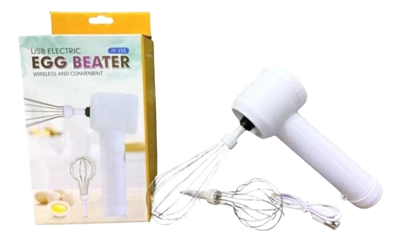 BATIDOR ELE CTRICO INALAMBRICO USB CON DISEÑO DE GLOBO PARA MEZCLAS RAPIDAS - 1