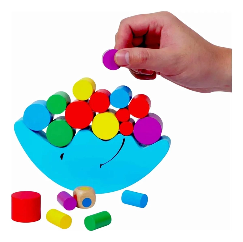 JUEGO EDUCATIVO DE APILAR Y EQUILIBRIO PARA BEBE S - 1
